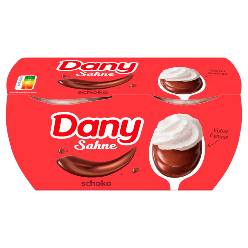 Danone Dany Sahne Pudding Schoko 4x115g